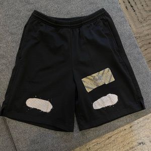 OFF WHITE SPRAY SHORTS SMALL